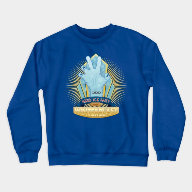 Winter Blast Crewneck Sweatshirt by Woah_Jonny